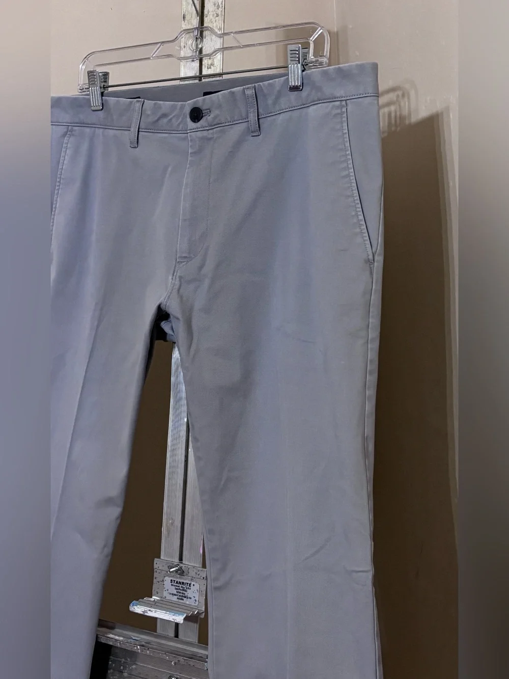 J. Crew Flex Slim Men's Grey Chino Trousers Sz 36/32